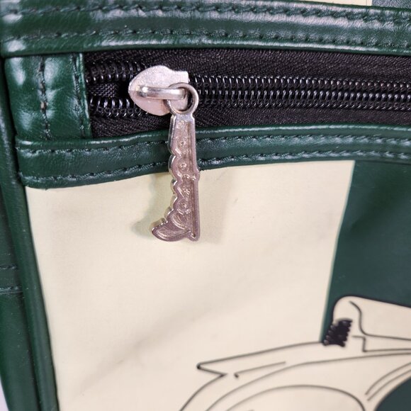 Green and Cream Shoulder Bag - Picture 6 of 16